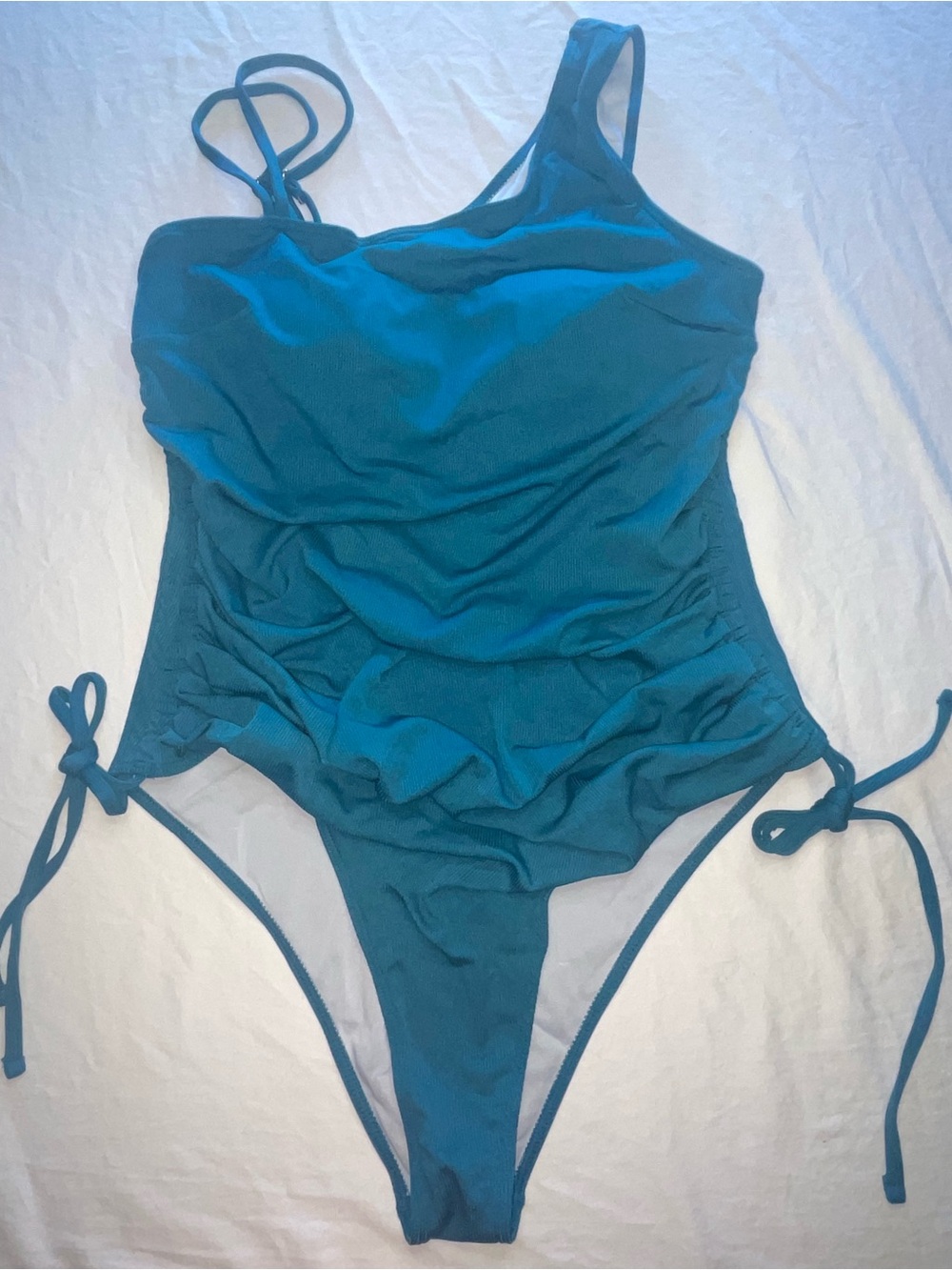 1XL Women’s SHEIN One-Piece Teal Swimsuit New - Picture 3 of 11